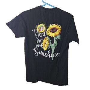 Buc-ee's You Are My Sunshine Black Crew Neck Short Sleeve Unisex T-shirt Size S